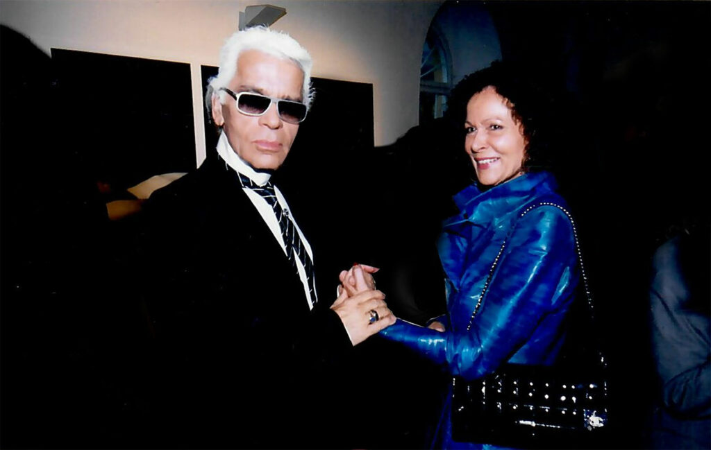 Launch „Lagerfeld Man“, München Praterinsel – Pressekonferenz und Fotoausstellung 2002
Foto: Günther Reisp
