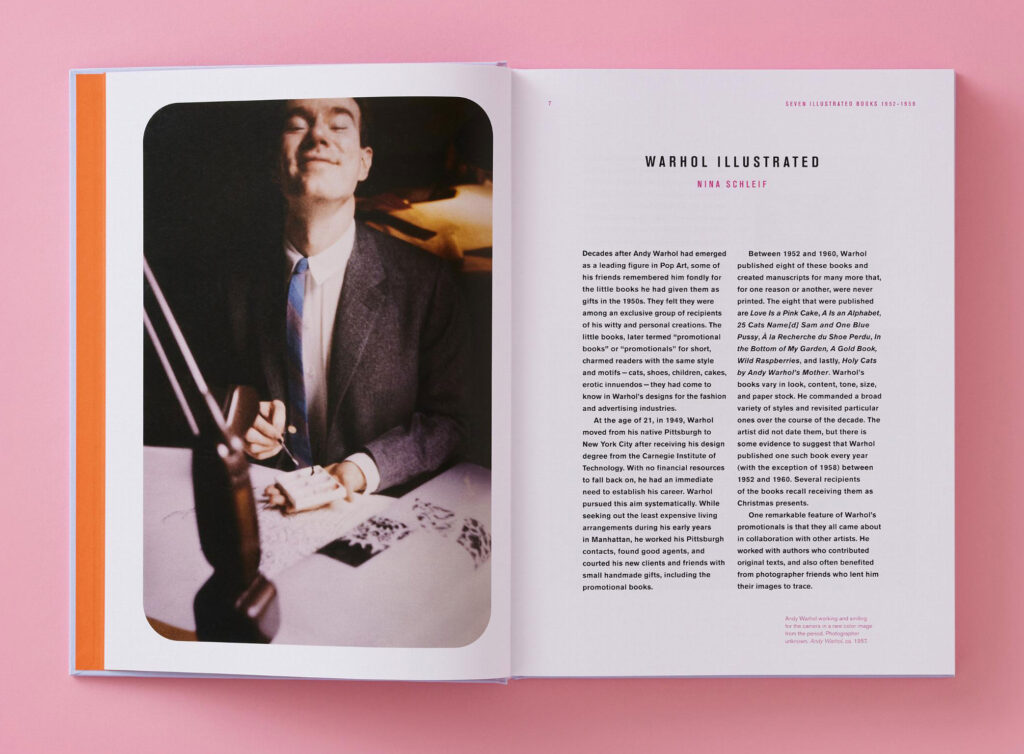 Vista interna del libro "Andy Warhol -Seven Illustrated Books 1952-1959"
Foto: Taschen Verlag
