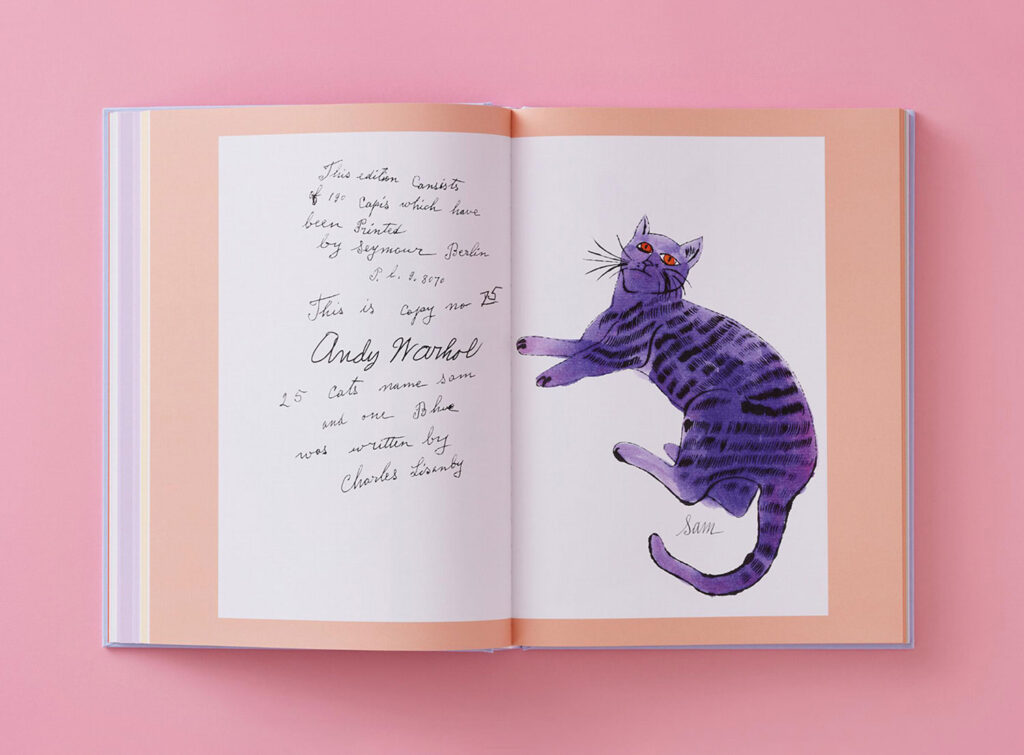 Vista interna del libro "Andy Warhol -Seven Illustrated Books 1952-1959"
Foto: Taschen Verlag