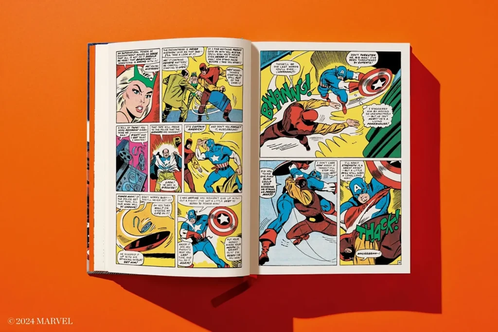 Vista interna -"Marvel Comics Library - Avengers. Vol. 2. 1965–1967"
 © Taschen Verlag