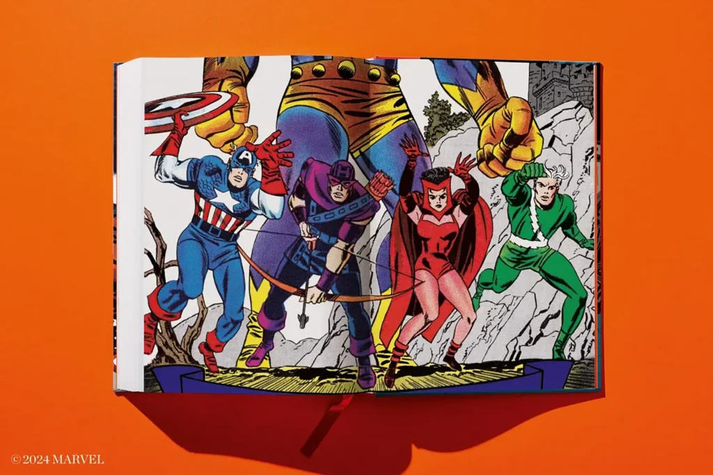 Vista interna -"Marvel Comics Library - Avengers. Vol. 2. 1965–1967"
 © Taschen Verlag